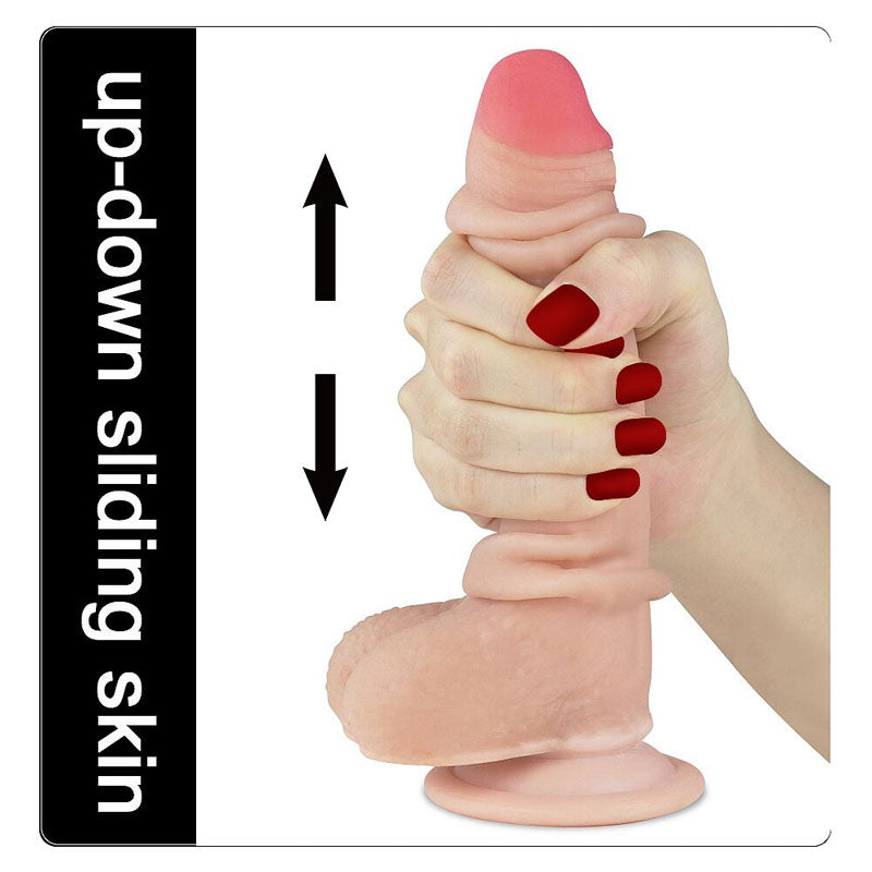 Lovetoy Sliding Skin Dildo 7 Inch – Realistic Dildo > Dildos > Realistic Dildos