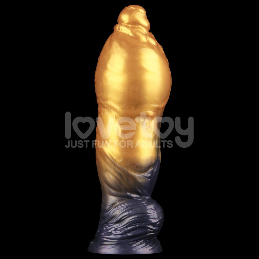 Aerosx Dual Density Inflatable Dildo (Gold/Blue) 10 Inch 33 cm – Versatile Inflatable Dildo Fantasy Dongs