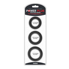 Power Plus - Soft Silicone Snug Ring - 3 Pack Black > Cock Ring > Sets