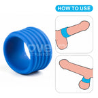 Deep Rib Grip Ring – Silicone Stretch Grip Ring > Cock Ring > Single
