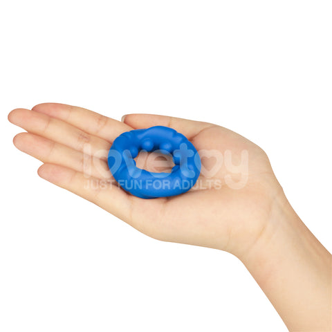 Pinnacle Pro Ridge Bump Stretcher (Deep Blue) – Textured Cock Ring COCK RINGS