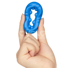 Pinnacle Pro Ridge Bump Stretcher - Blue Cock Ring