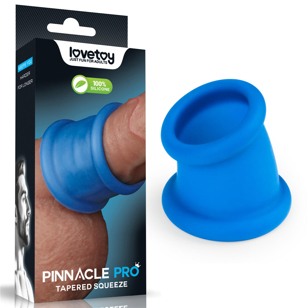 Tapered Squeeze Stretcher – Dual-Function Penis Ring and Ball Stretcher Silicone Device > Sex Toys For Men > Ball Stretchers