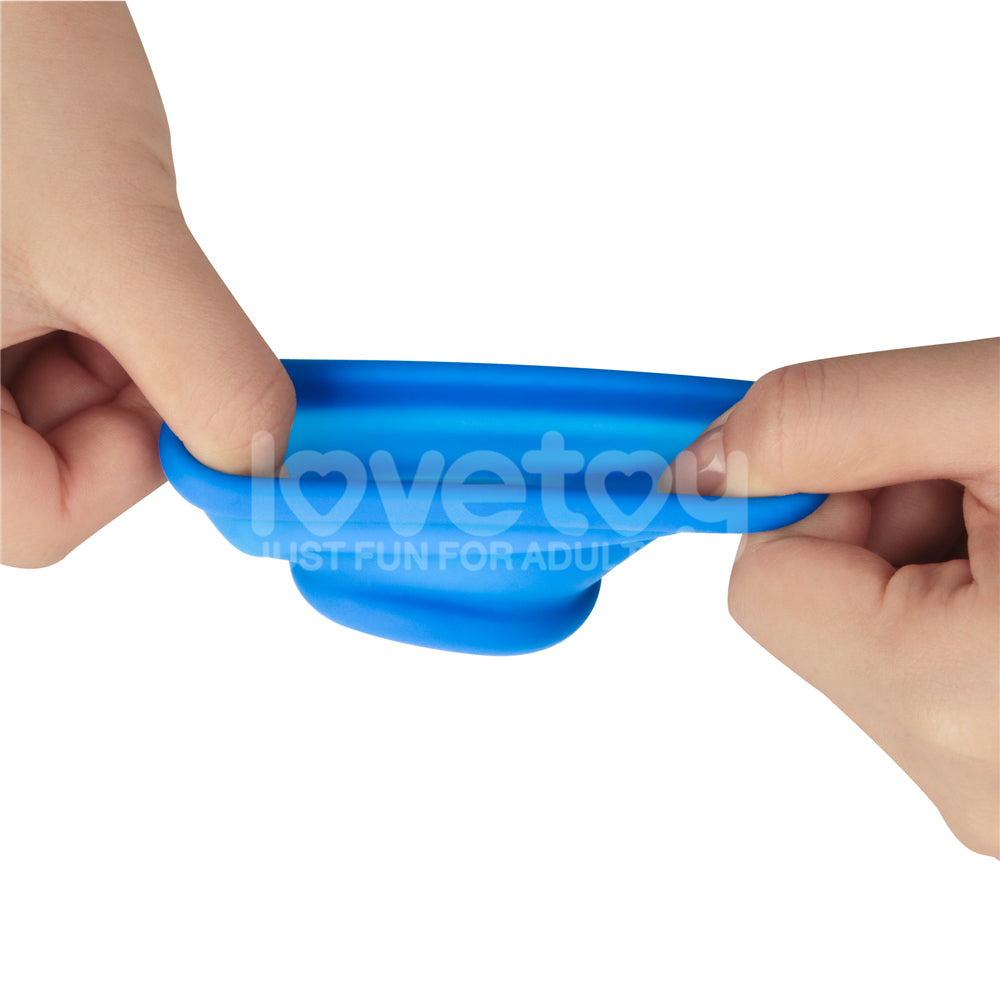 Tapered Squeeze Stretcher – Dual-Function Penis Ring and Ball Stretcher Silicone Device > Sex Toys For Men > Ball Stretchers
