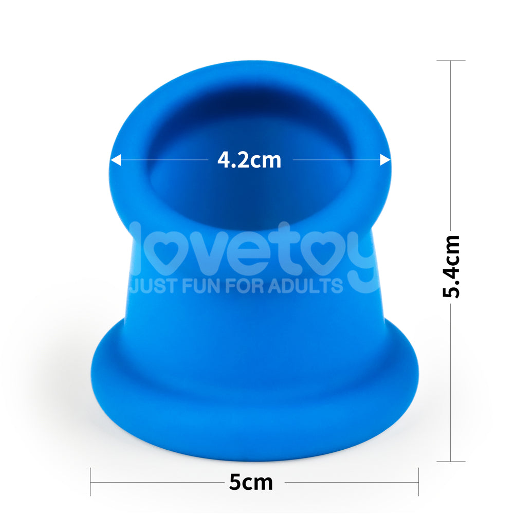 Tapered Squeeze Stretcher – Dual-Function Penis Ring and Ball Stretcher Silicone Device > Sex Toys For Men > Ball Stretchers