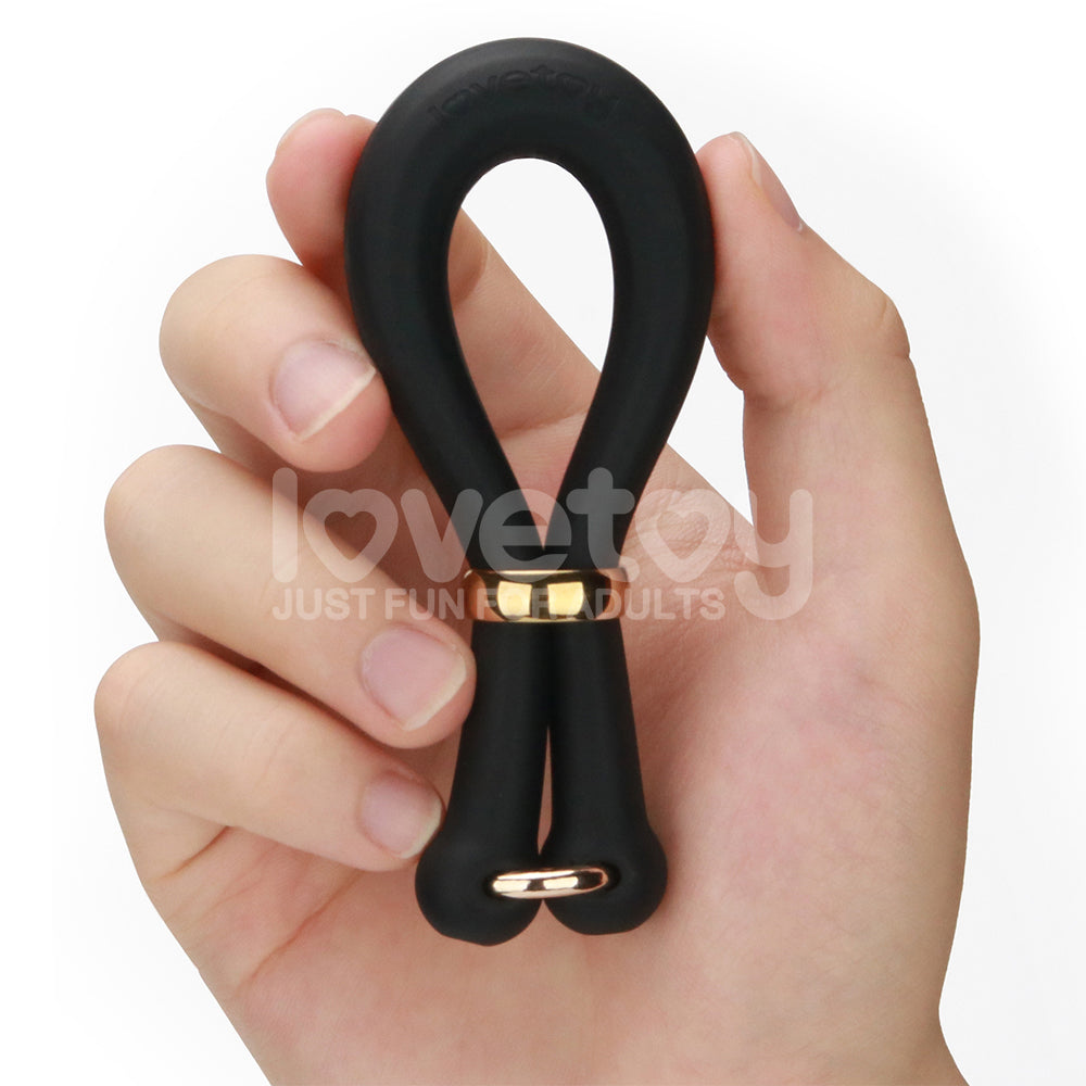 Pinnacle Pro AnyFit (Black) – Adjustable Silicone Cock Ring COCK RINGS