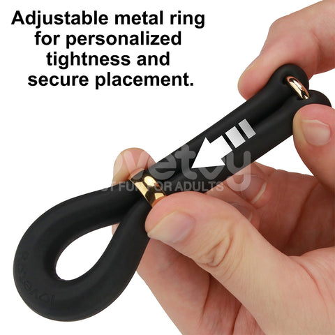 Pinnacle Pro AnyFit (Black) – Adjustable Silicone Cock Ring COCK RINGS