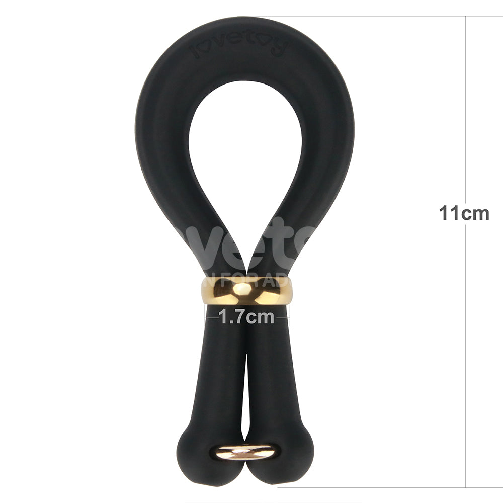 Pinnacle Pro AnyFit (Black) – Adjustable Silicone Cock Ring COCK RINGS