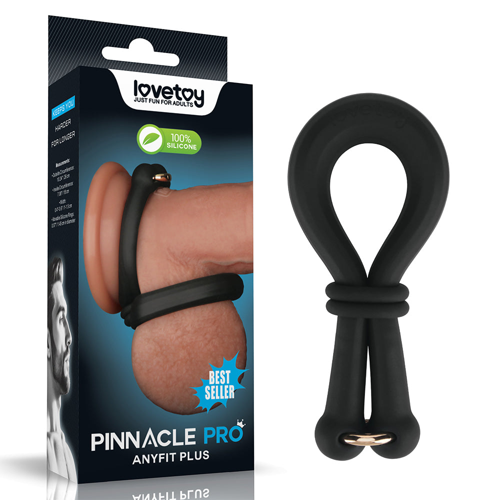 Pinnacle Pro AnyFit Plus – Adjustable Silicone Cock Ring Stretcher Secondary image