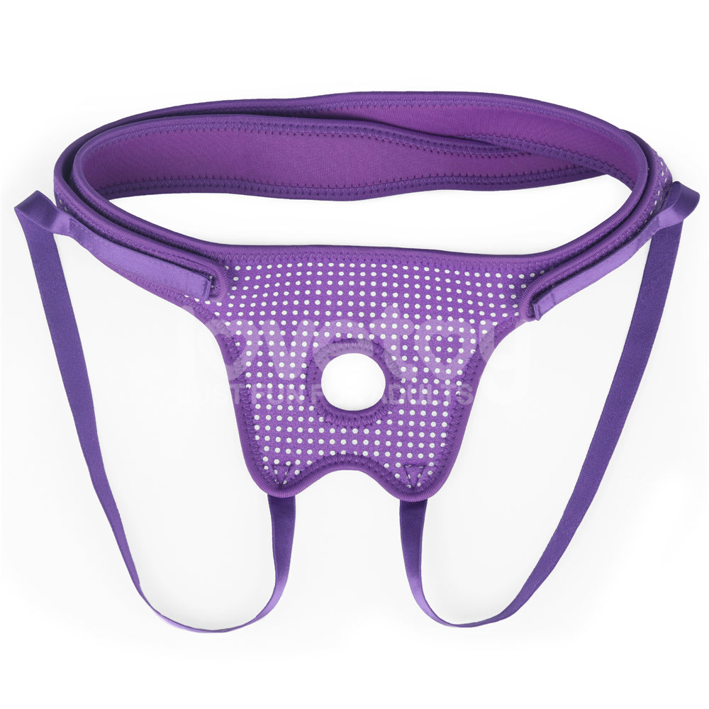 Easy Strap On Harness Polka Dot Purple > Realistic Dildos and Vibes > Strap On Harnesses