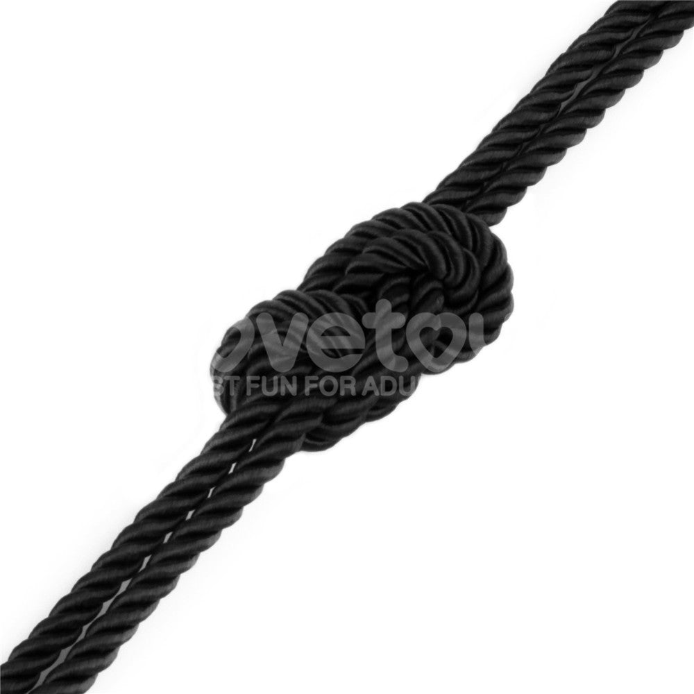 Rebellion Reign Ebony Silky Bondage Rope – 10 Meter Rope > Bondage Gear > Rope