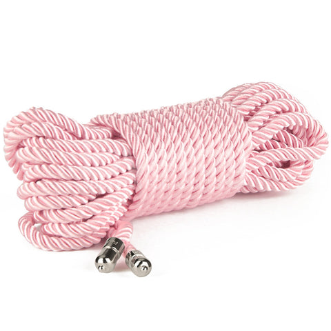 Rebellion Reign Pink Silky Bondage Rope 10 Metre Length Rope