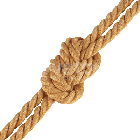 Rebellion Reign Natural Knot Bondage Rope (Turmeric) – 10 Meter Durable Bondage Rope Rope