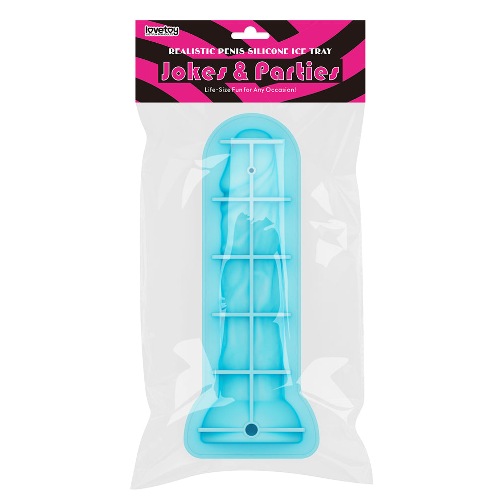 Realistic Penis-Shaped Silicone Ice Tray – Flexible Food-Grade Silicone Ice Mold One Size > Novelties > Party Supplies