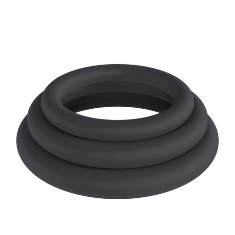 LEVELZ Classic Silicone Cock Ring Set - XS/S/M - Cock Rings - Set of 3 Sizes > Cock Ring > Sets