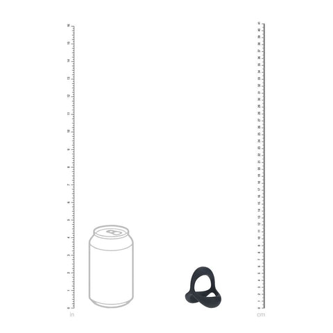 Levelz Tri O Ergo (Black) – Silicone Cock and Balls Ring COCK RINGS Sling