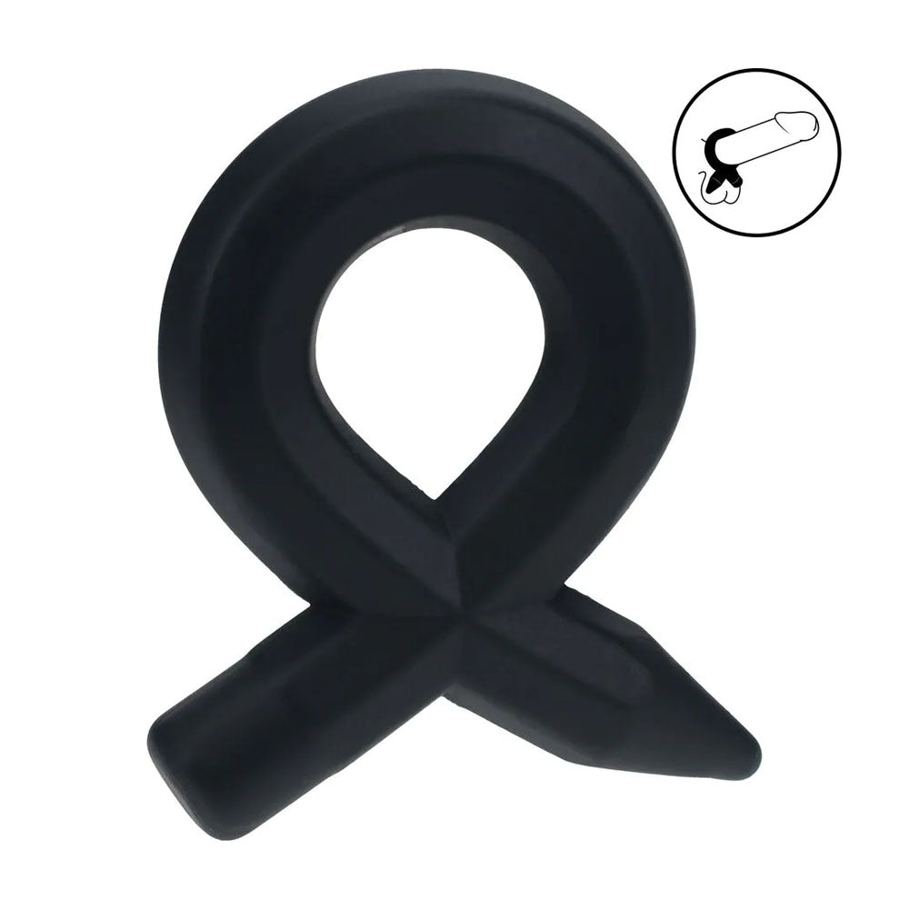 Levelz Pencil Liquid Silicone Cock Ring – Premium Non-Vibrating Silicone Cock Ring Secondary image