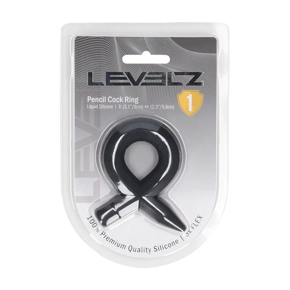 LEVELZ Pencil Liquid Silicone Cock Ring – Premium Non-Vibrating Silicone Cock Ring COCK RINGS
