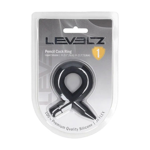 LEVELZ Pencil Liquid Silicone Cock Ring – Premium Non-Vibrating Silicone Cock Ring COCK RINGS