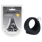 Levelz Silicone Cock & Ball Harness – Thick Supportive Cock and Ball Ring Black > Cock Ring > Sling