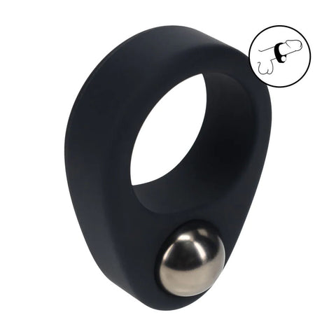LEVELZ Single Weighted Ball (Black) – Weighted Cock Ring COCK RINGS