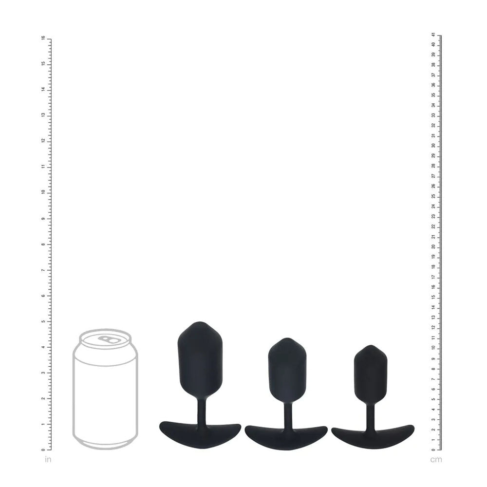 LEVELZ Silicone Weighted Anal Plug Training Set – Weighted Butt Plugs Set of 3 Sizes > Anal Range > Butt Plug Kits