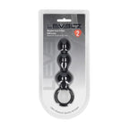 LEVELZ Beaded Silicone Anal Probe with Loop – 15.3 cm Silicone Beaded Anal Plug > Anal Range > Anal Beads