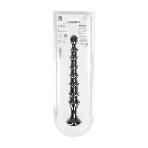 Levelz Ribbed Silicone Flared Anal Probe 26.7 cm – Textured Silicone Anal Beads > Anal Range > Anal Beads