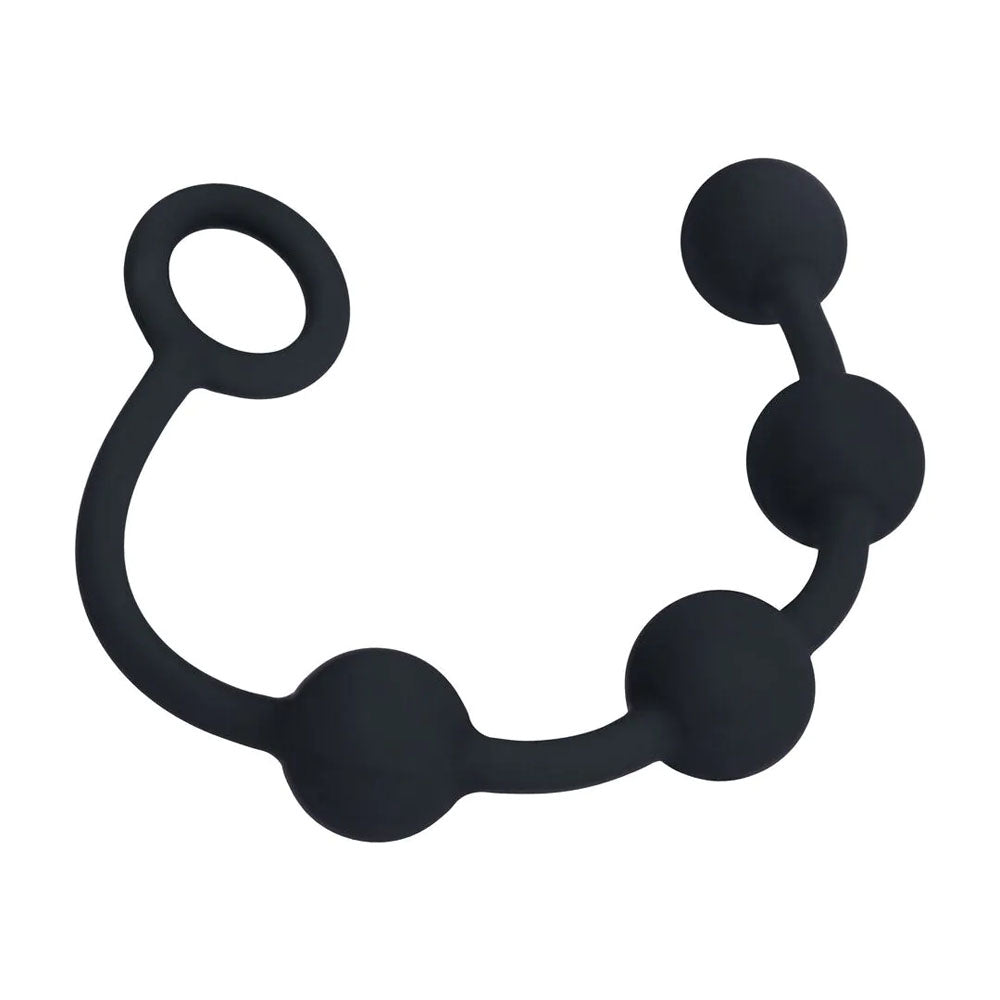 Levelz Round Silicone Small Anal Balls 23 cm 20 mm – Slim Flexible Silicone Anal Balls > Anal Range > Anal Beads