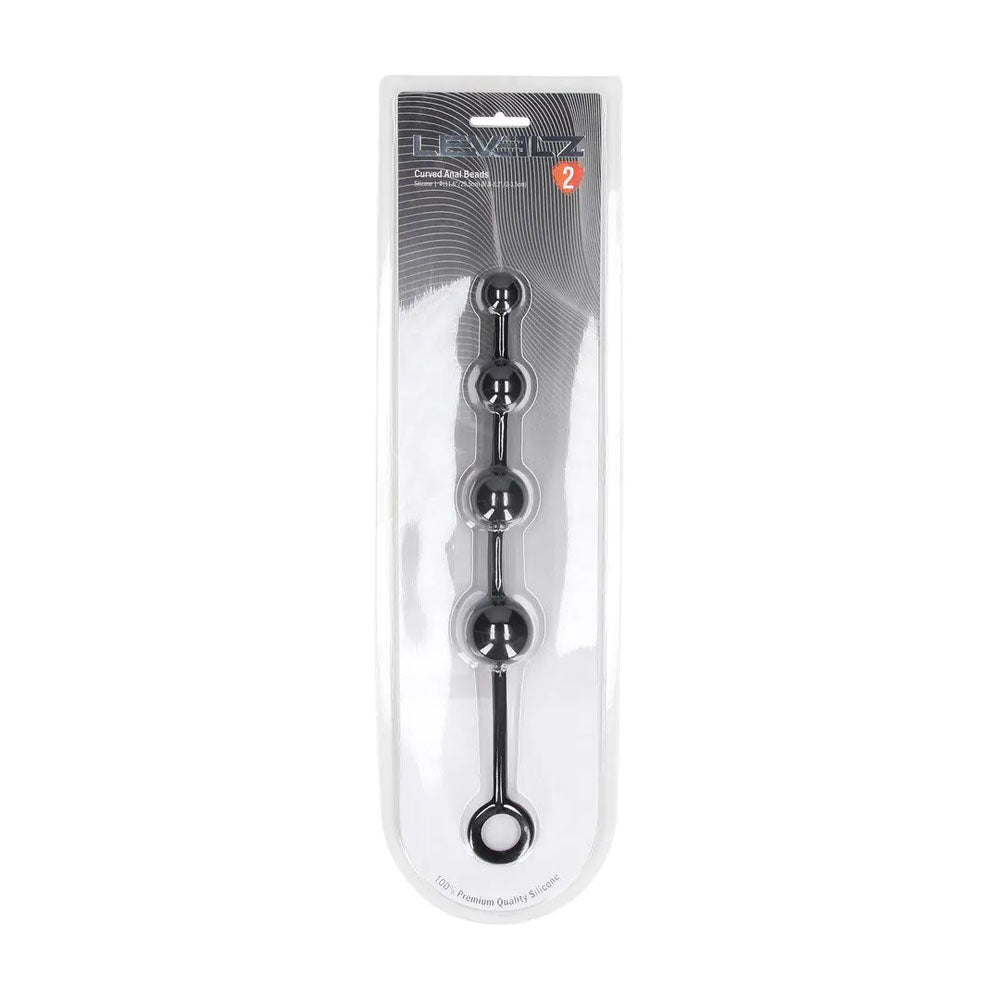 LEVELZ Curved Silicone Anal Beads 29.5 cm – Premium Silicone Anal Beads > Anal Range > Anal Beads