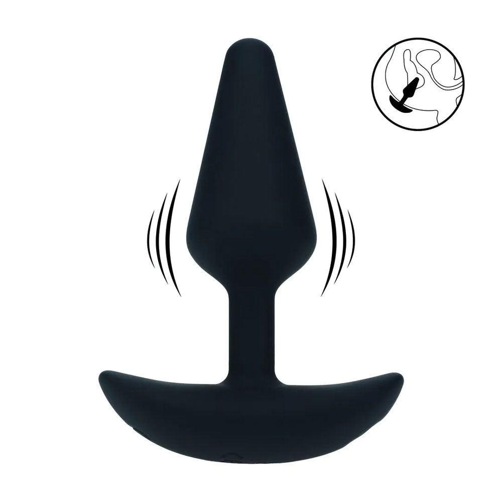 Levelz Classic – Vibrating Small Rechargeable Silicone Anal Plug - 9cm > Anal Range > Vibrating Butt Plugs
