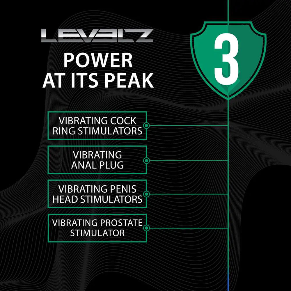 Levelz Vibrating and Rotating Anal Plug with Ball Stimulator (USB Rechargeable) – Vibrating Butt Plug 10.7 cm > Anal Range > Prostate Plugs