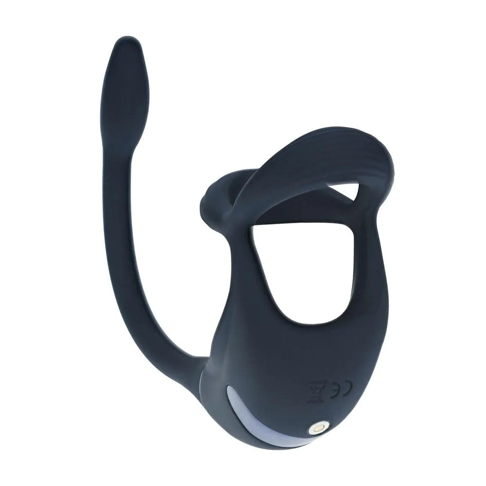 Levelz Remote-Controlled Vibrating Tri-O (Black) – USB Rechargeable Cock Ring and Prostate Stimulator > Anal Range > Prostate Plugs