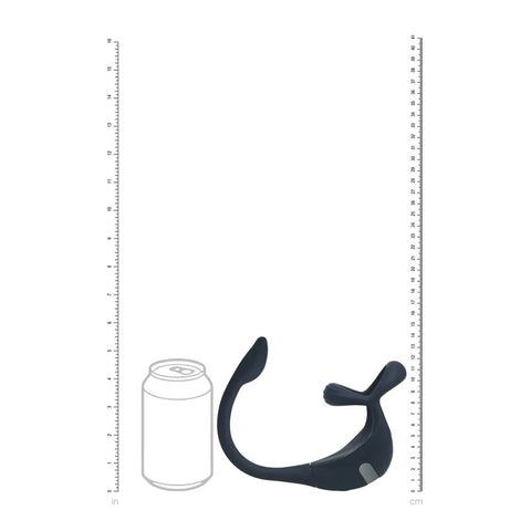 Levelz Remote-Controlled Vibrating Tri-O Cock Ring with Prostate Stimulator – USB Rechargeable Cock Ring and Anal Plug > Anal Range > Prostate Plugs