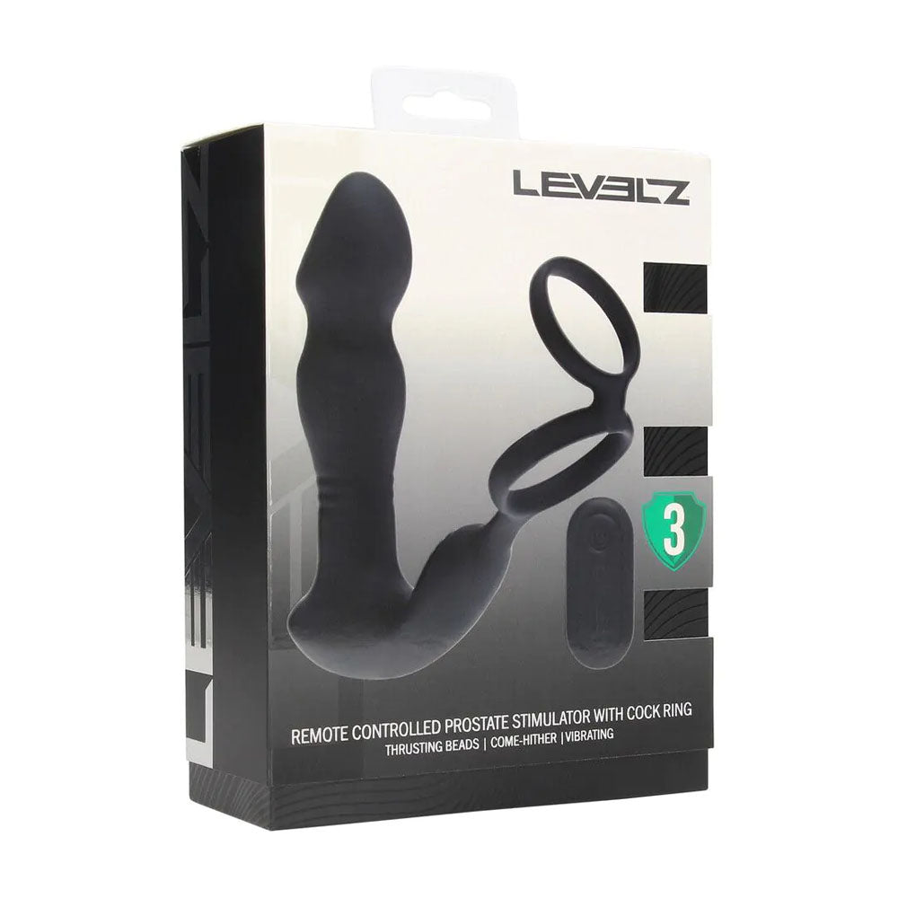 Levelz Remote Controlled Prostate Massager – Triple Motor Rechargeable > Anal Range > Prostate Plugs