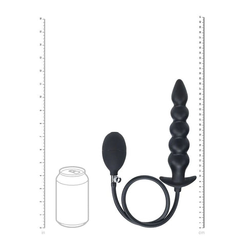 Levelz Beaded Inflatable Anal Plug – Inflatable Silicone Butt Plug Up to 12 cm > Anal Range > Tunnel and Stretchers