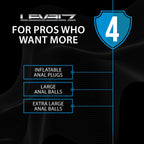 Levelz Beaded Inflatable – 12 cm Smooth Silicone Anal Plug > Anal Range > Tunnel and Stretchers