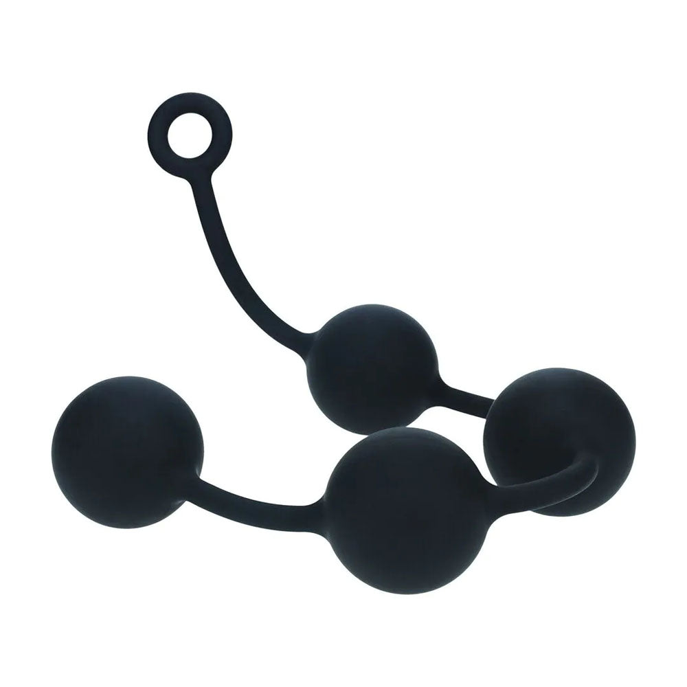 Levelz Round Anal Balls XXL (60mm, 52.5cm) – Extra Large Silicone Anal Beads > Anal Range > Oversized Anal Toys