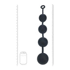 Levelz Round Anal Balls XXL (60mm, 52.5cm) – Extra Large Silicone Anal Beads > Anal Range > Oversized Anal Toys