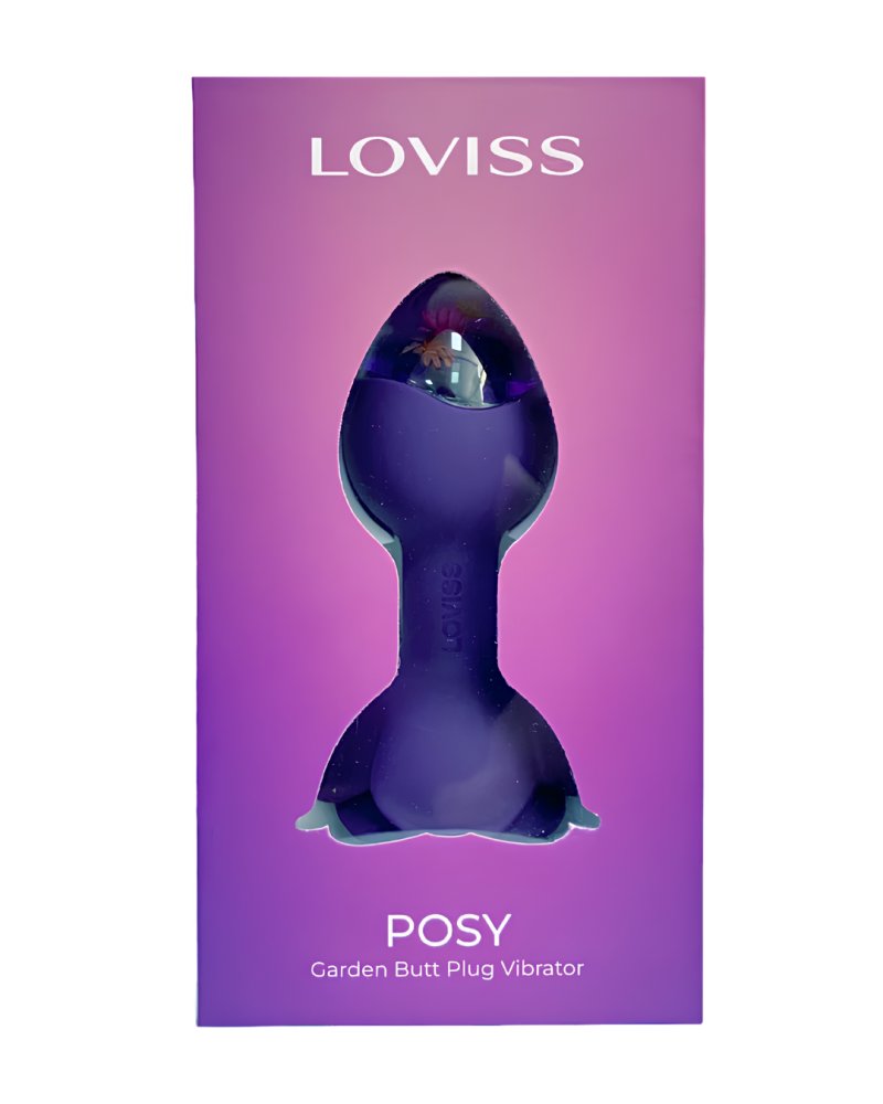 Loviss Posy Garden Broad Base Tapered Vibrating Butt Plug > Anal Range > Vibrating Butt Plugs