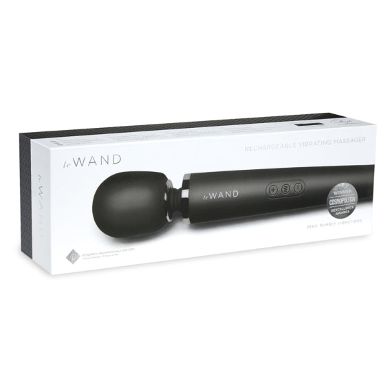 Le Wand Matte Black Rechargeable Massager with 20 Patterns Default Title Electric Massager