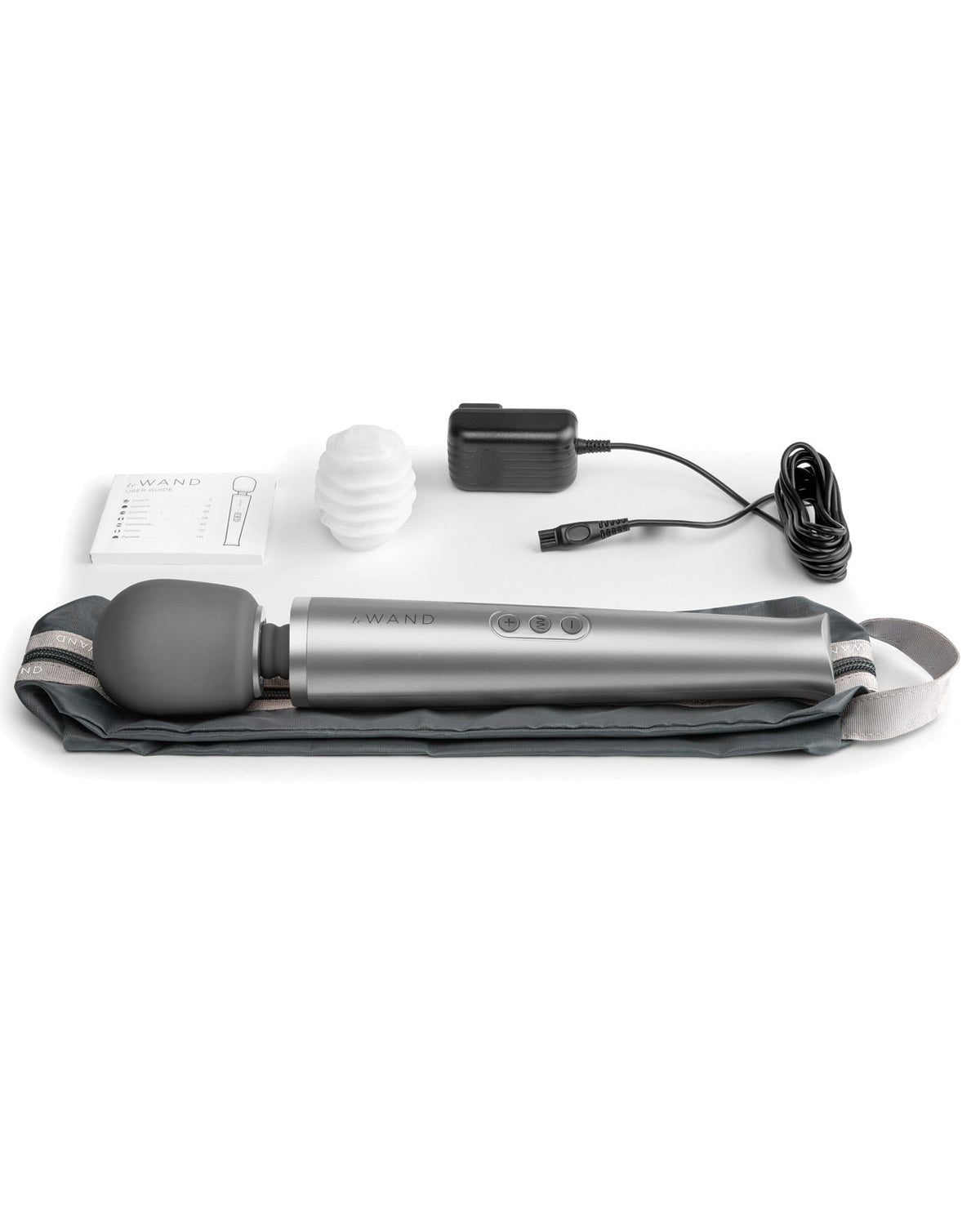 Le Wand Grey Massager with 10 Speeds and 20 Vibration Patterns > Sex Toys > Massage Wands
