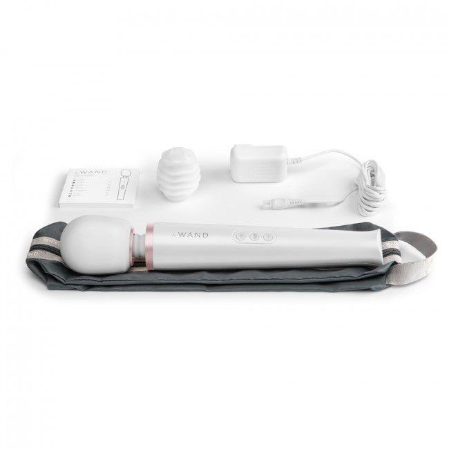 Le Wand Rechargeable White Massager – Powerful Vibrator > Sex Toys > Massage Wands