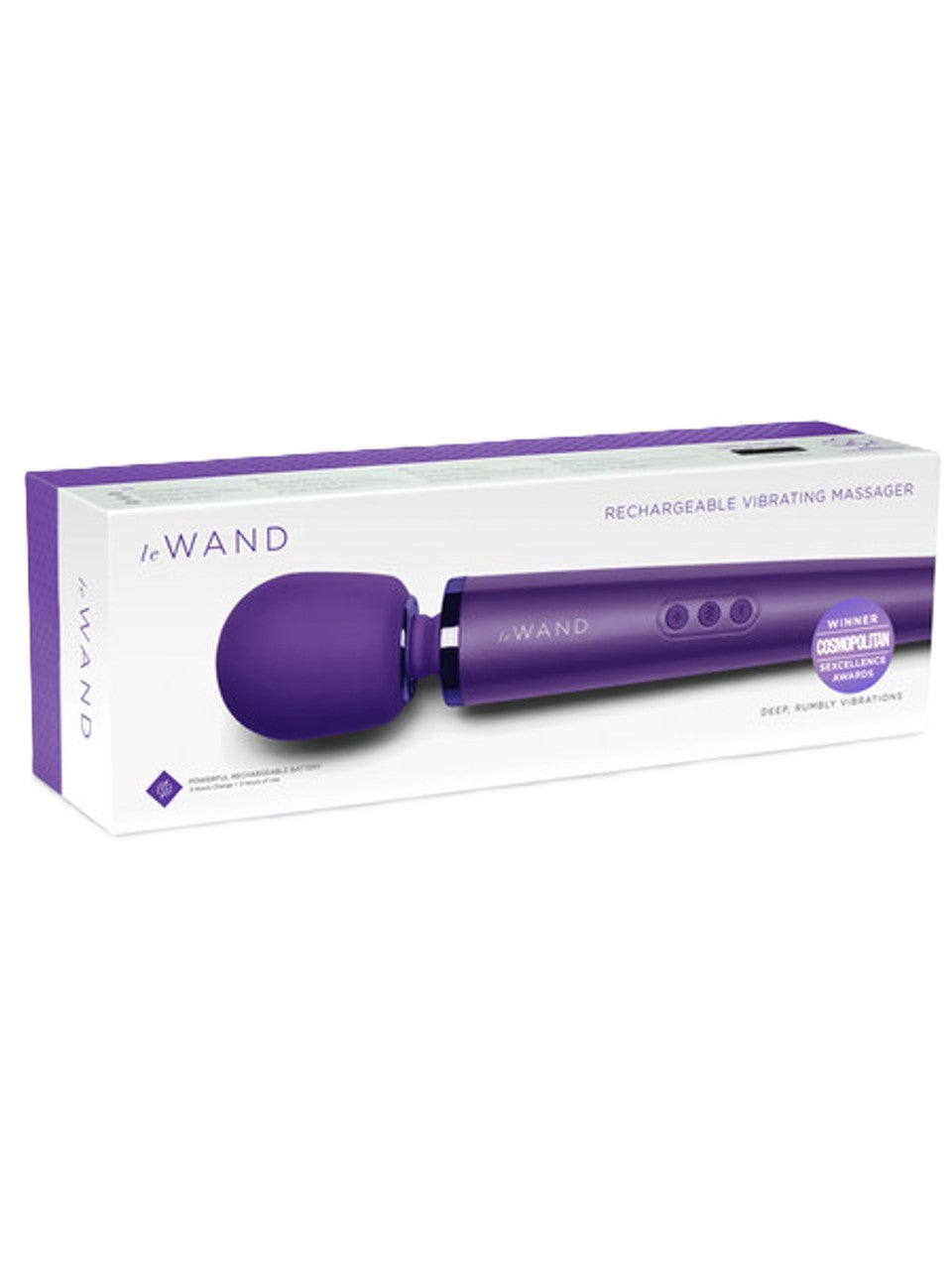 Le Wand Purple Rechargeable Wand Massager for Relaxation Default Title Electric Massager