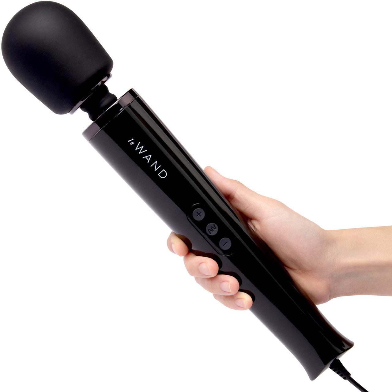 Le Wand Plug-In Black Powerful Vibrating Massager with 8-Foot Cord Secondary image