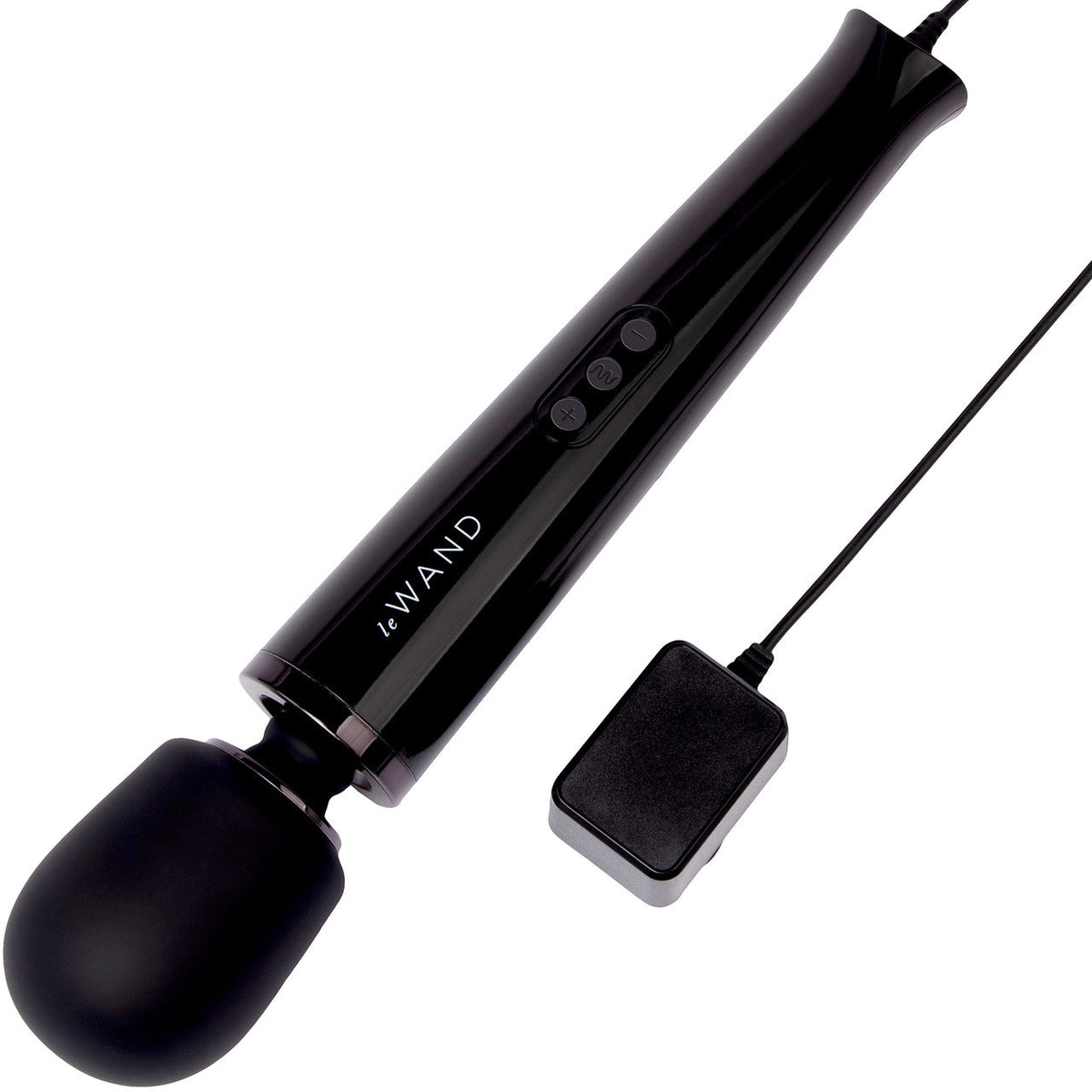 Le Wand Plug-In Black Powerful Vibrating Massager with 8-Foot Cord > Sex Toys > Massage Wands