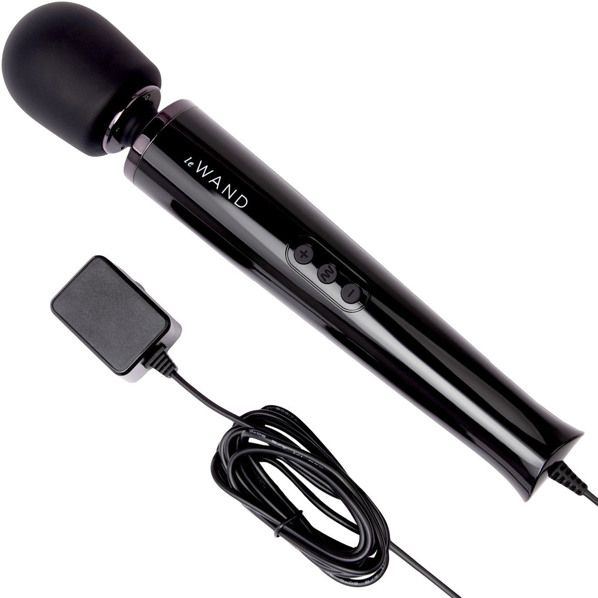 Le Wand Plug-In Black Powerful Vibrating Massager with 8-Foot Cord > Sex Toys > Massage Wands