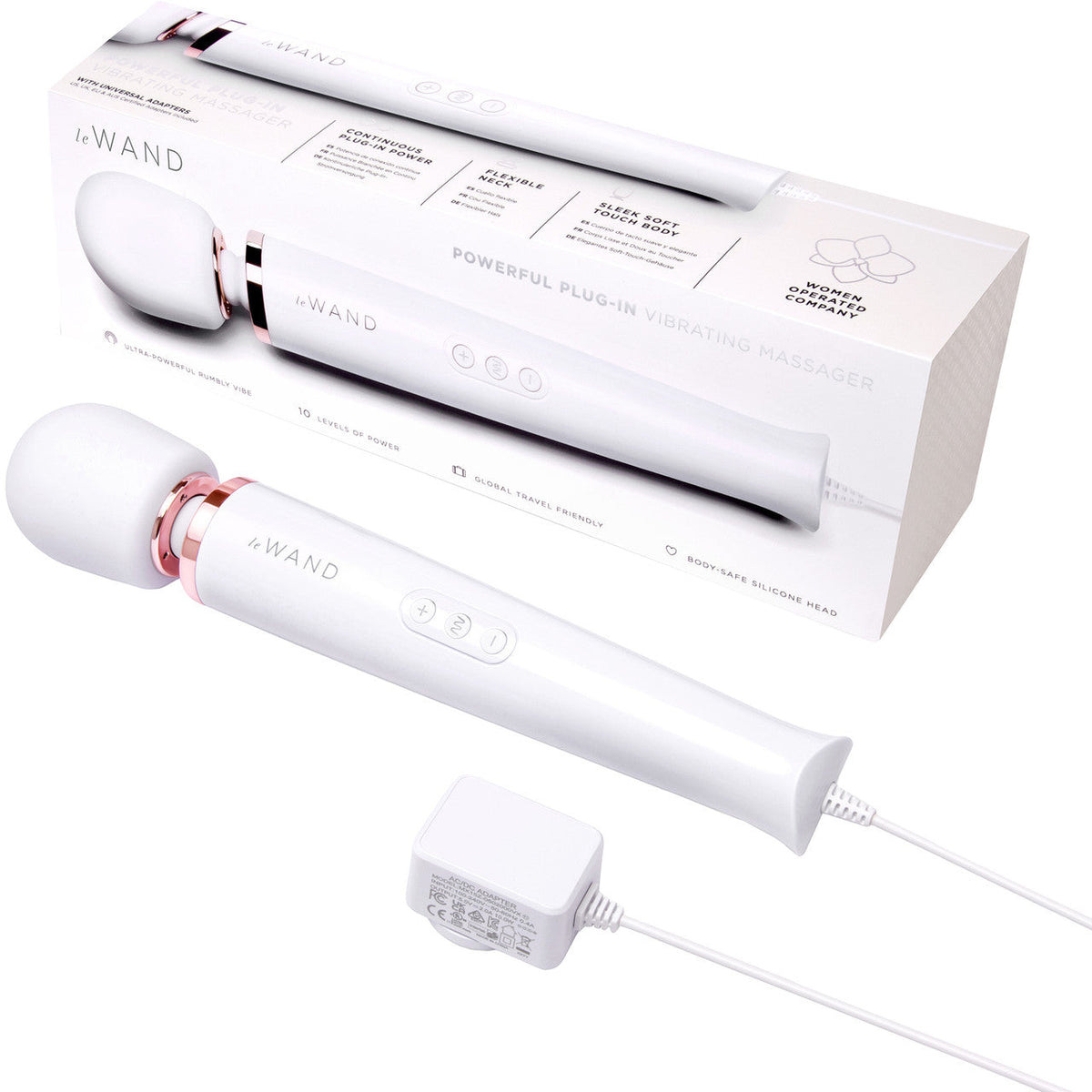 Le Wand Plug-In Vibrating Massager Classic White Design > Sex Toys > Massage Wands