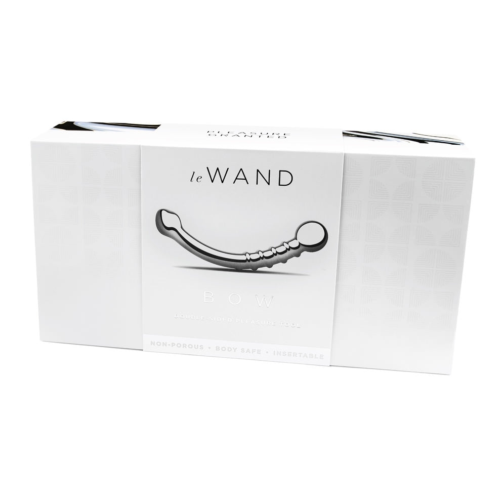 Le Wand Bow 7 Inch Stainless Steel Dildo – Sleek Curved Stainless Steel Dildo 7 Inches Silver > Dildos > Neutral Dildos