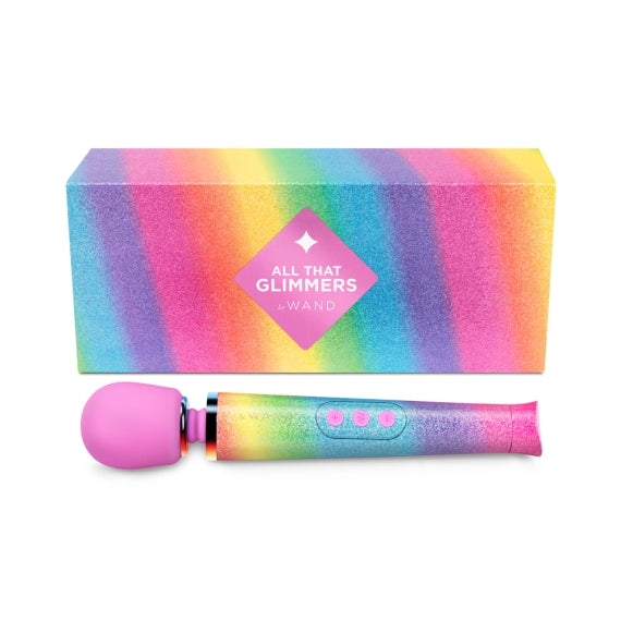 Le Wand Petite All That Glimmers (Rainbow Ombre) – Limited-Edition Rechargeable Wand Massager Default Title > Sex Toys > Massage Wands